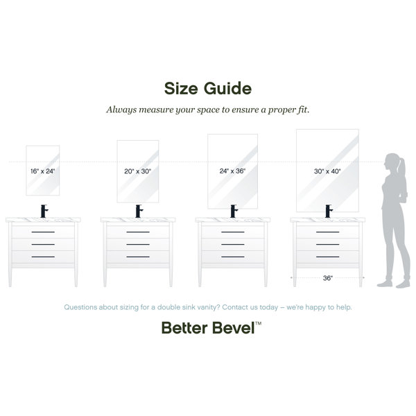 Better Bevel Wall Mirror & Reviews Wayfair